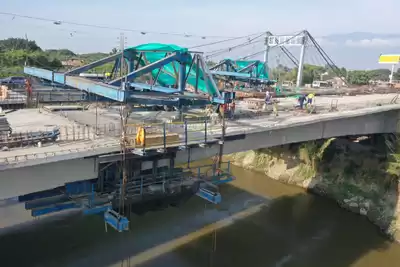 Este lunes 15 de enero se reanudan las obras del puente de Juanchito