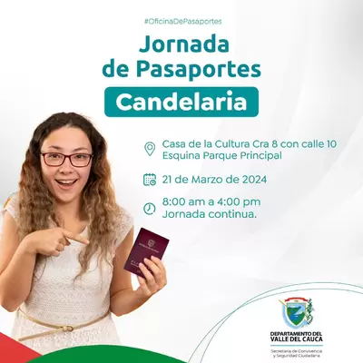 ¡Atentos candelareños! Gobierno del Valle llega con las jornadas descentralizadas de pasaportes