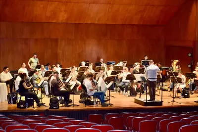 Con el talento de 40 músicos quedó conformada la Banda Sinfónica Juvenil del Valle